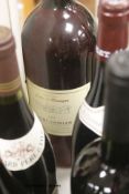 Nineteen assorted red wines including a Cabernet Sauvignon 1994, 150cl and Joseph Brown Santenay