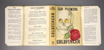 ° Fleming, Ian - Goldfinger, 1st edition, original black cloth with gilt lettering and embossed