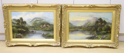 E C Mulready (19th century), a pair of Welsh (north Wales) landscape studies, 'Betys-y-Coed, N-