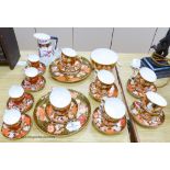 A quantity of Crown Derby Imari pattern No. 2444 tea and coffee wares,