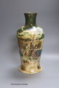 A Cobridge Harvest vase, no 94/150, height 32cm