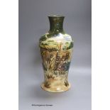 A Cobridge Harvest vase, no 94/150, height 32cm