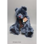A Charlie Bear Isabella colelction "Cain", 20 inches together with certificate signed by Charlie