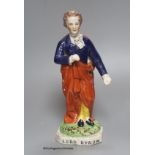 A Staffordshire style figure of Lord Byron, height 25cm