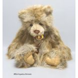 A Charlie bear "Woodford" with label, 20 inches, extra to lot 6 Steiff yellow tag bears