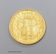 A Victoria gold sovereign 1862, good F
