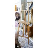 A beech artist's easel