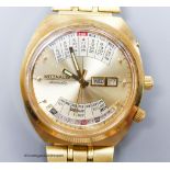 A gentleman’s gold plated Wittnauer automatic wristwatch