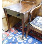 A George III mahogany inlaid Pembroke table, width 84cm, depth 48cm, height 71cm