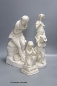 A Minton Parian Ware figure of 'Dorothea' by John Bell, bearing impressed marks to base and three