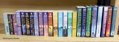 ° Twenty four Lee Child Jack Reacher novels including a first edition of the first book; Killing