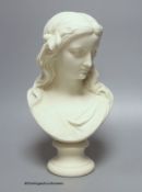 A Copeland bust 'Spring', height 31cm