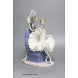 A large Nao by Lladro porcelain figure group 'A Dream Come True', height 30cm