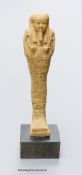 An Egyptian style ushabti, height 18cm