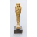 An Egyptian style ushabti, height 18cm