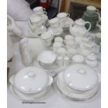 A Royal Doulton Carnation tea and coffee dinner service