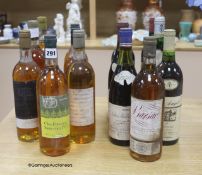 Fourteen assorted bottles of wineProvenance: From the cellar of the Late Edward Croft Murray (1907-