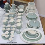 A Wedgwood Barlaston green tea dinner and breakfast service