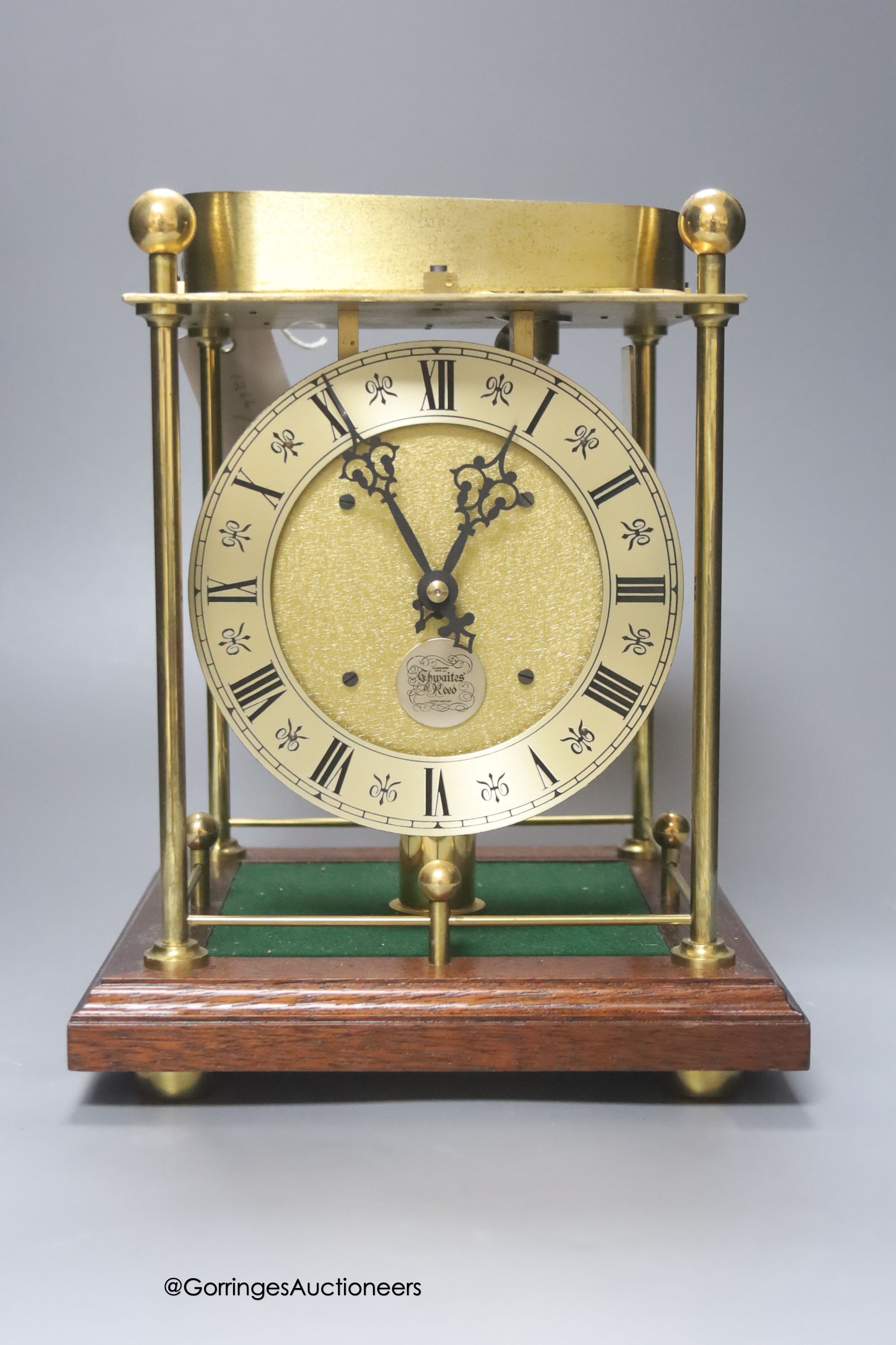 A Thwaites & Reed rolling ball timepiece, height 27cm - Image 2 of 4