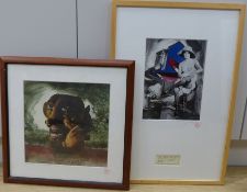 Patrick Conrad, two lithographs, signed in pencil and dated 1999 / 2005