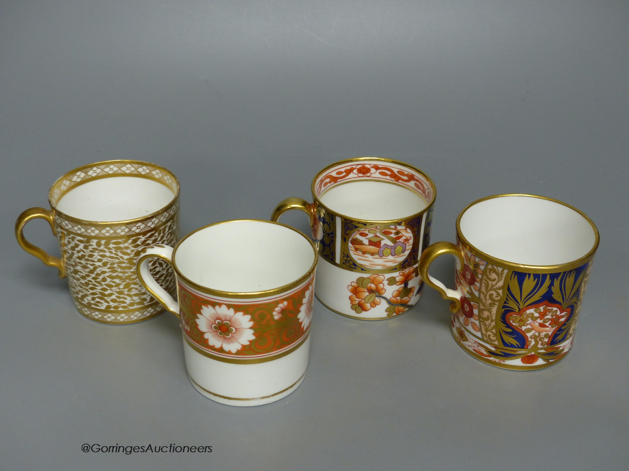 Four Regency Spode coffee cans - Image 2 of 4