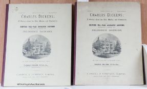° Dickens, Charles - A Gossip About his Life, Work and Characters, 6 vols, folio, original limp