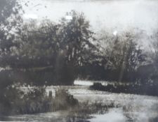 Norman Ackroyd, artist proof print, Windrush Afternoon, indistinctly signed and dated '91, 44 x 57cm