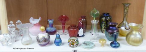 A collection of European Studio glass