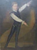 Bernard Fleetwood Walker RA, oil on canvas, Study of a boy dancer, signed, inscribed verso and dated