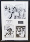 A framed Ken Dodd autograph composition, 78 x 53.5cm
