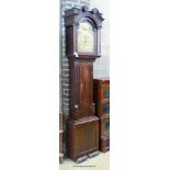 An 18th century oak 8 day longcase clock by Edward Oldfield, Much Wenlock, height 227cm.