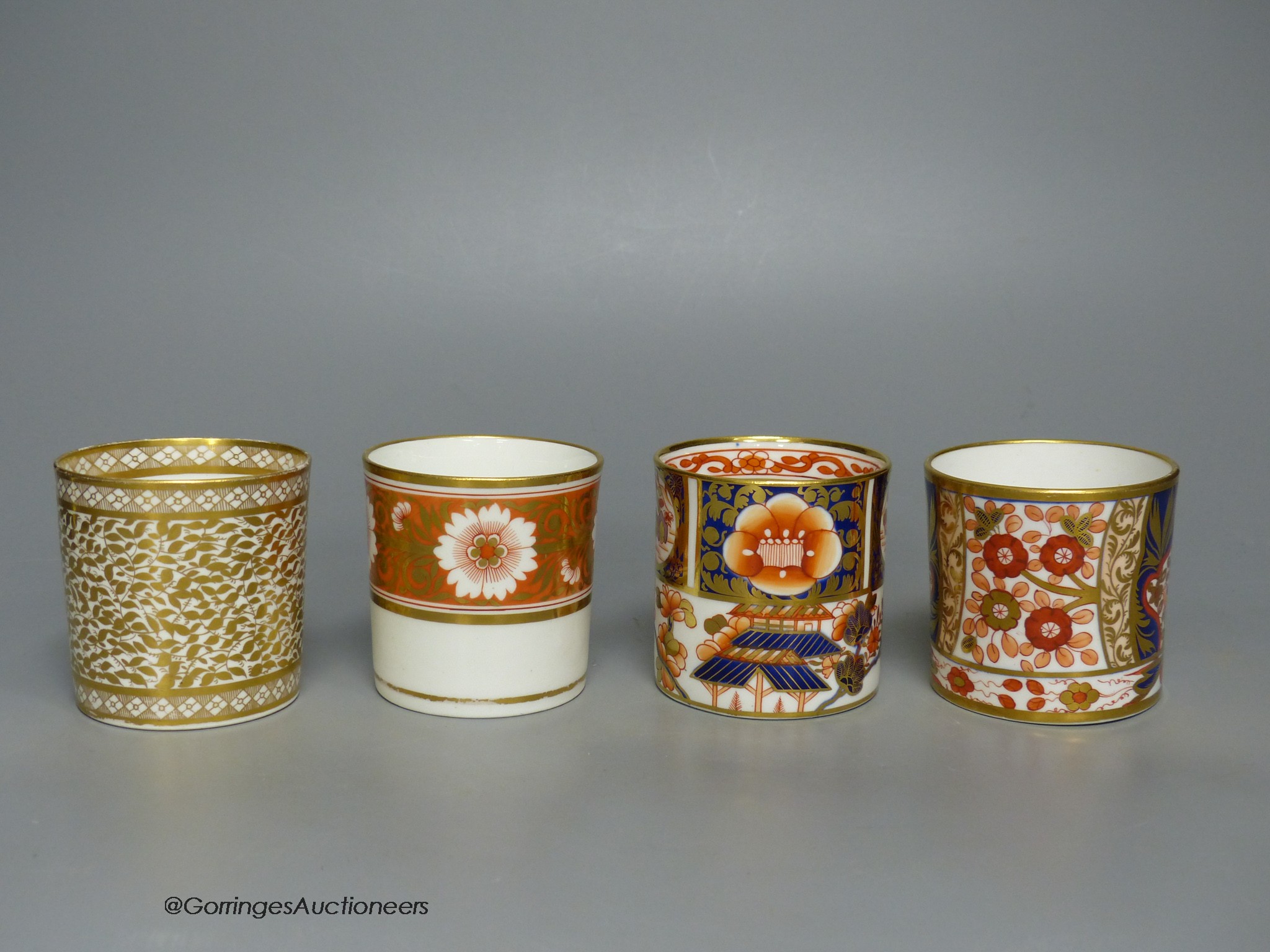 Four Regency Spode coffee cans - Image 3 of 4