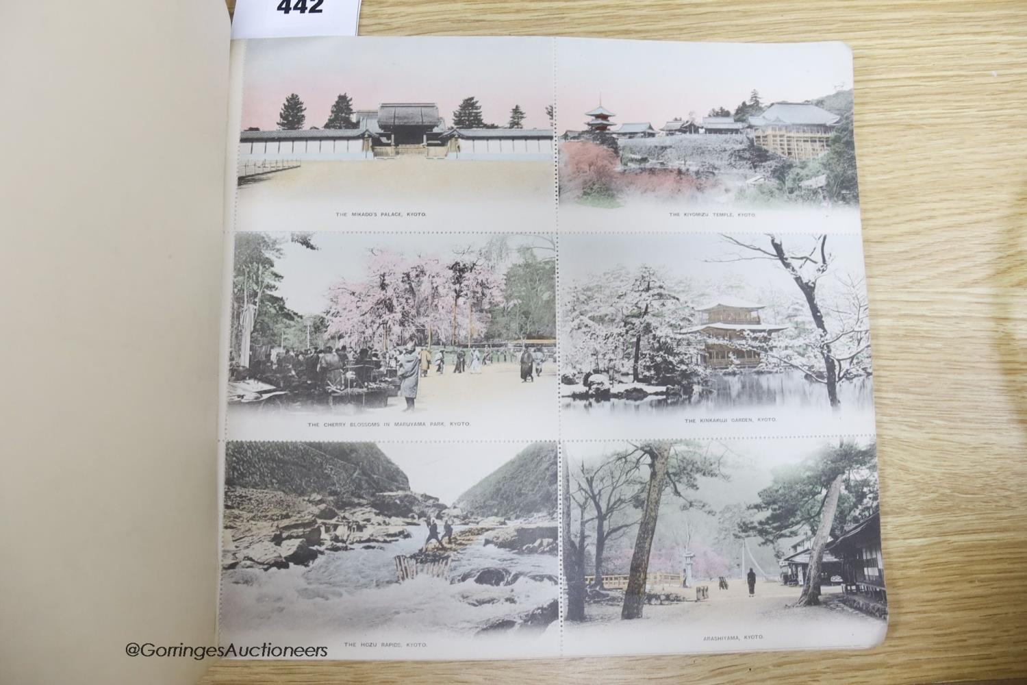 Postcards - Celebrated Sights of Japan, 72 postcards, published by Benrido, Kyoto, Japan - Image 4 of 4