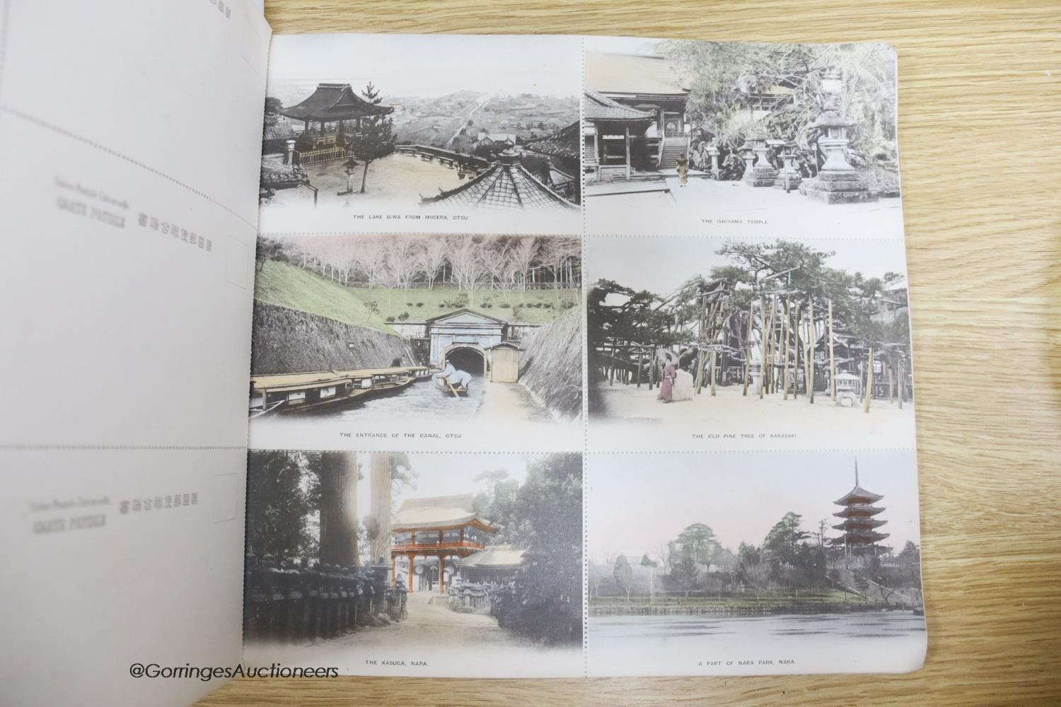 Postcards - Celebrated Sights of Japan, 72 postcards, published by Benrido, Kyoto, Japan - Image 3 of 4
