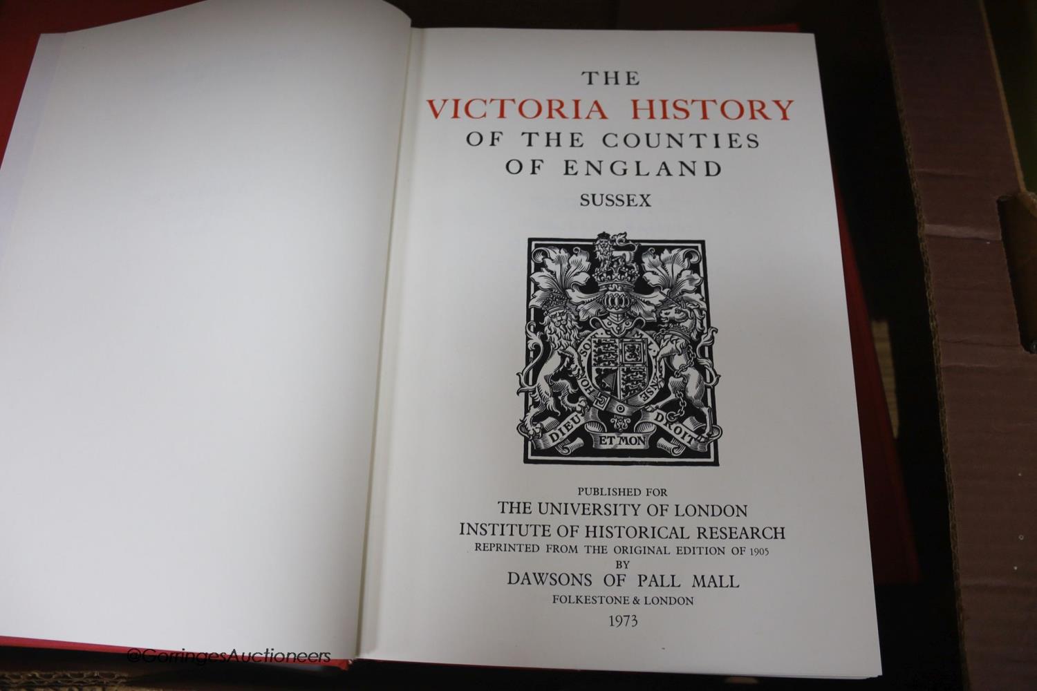 ° History of the County of Sussex volumes (11) - Image 2 of 2