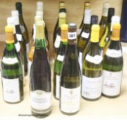 Twenty two assorted white wines including Chateau La Caussade, 2005, Les Hauts de Castellac, 2011,