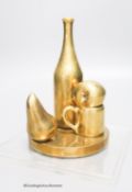 Paul Suttman. A bronze still life model, height 16cm