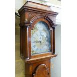 A George III oak eight day longcase clock, marked William Nash Bridge, height 210cm