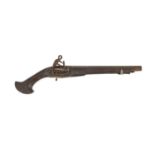 A Turkish market flintlock pistol, length 54cm