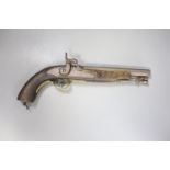 A 19th century percussion pistol