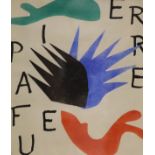 Henry Matisse (1869-1954), ‘Pierre A Feu’, pochoir printed by Jacomet 1947, limited edition 950,