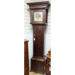 A George III oak 8 day longcase clock, marked Waggitt, Richmond, height 213cm