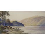Elliot Henry Marten (fl.1886-1910), ‘Loch Lomond, near Inversnaid’, watercolour, signed, Aldridge