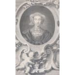 A group of eight portrait engravings of historical notables, including Sigismund Bathory, Prince of