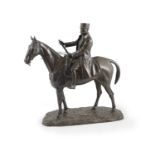 Georges Malissard (French, 1877-1942), An equestrian bronze of Marshall Foch,Signed and dated 1919,