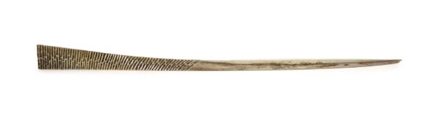 A silver letter opener by Stuart Devlin, London, 1975,with textured handle, 22.7cm, 83 grams.