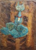 § Paul Dufau (French, 1897-1989)Les Chats BleuMixed media on boardSigned and inscribed verso119 x