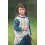 Victorian SchoolPortrait of a country girlOil on canvasMonogrammed HGA46 x 30.5cm.