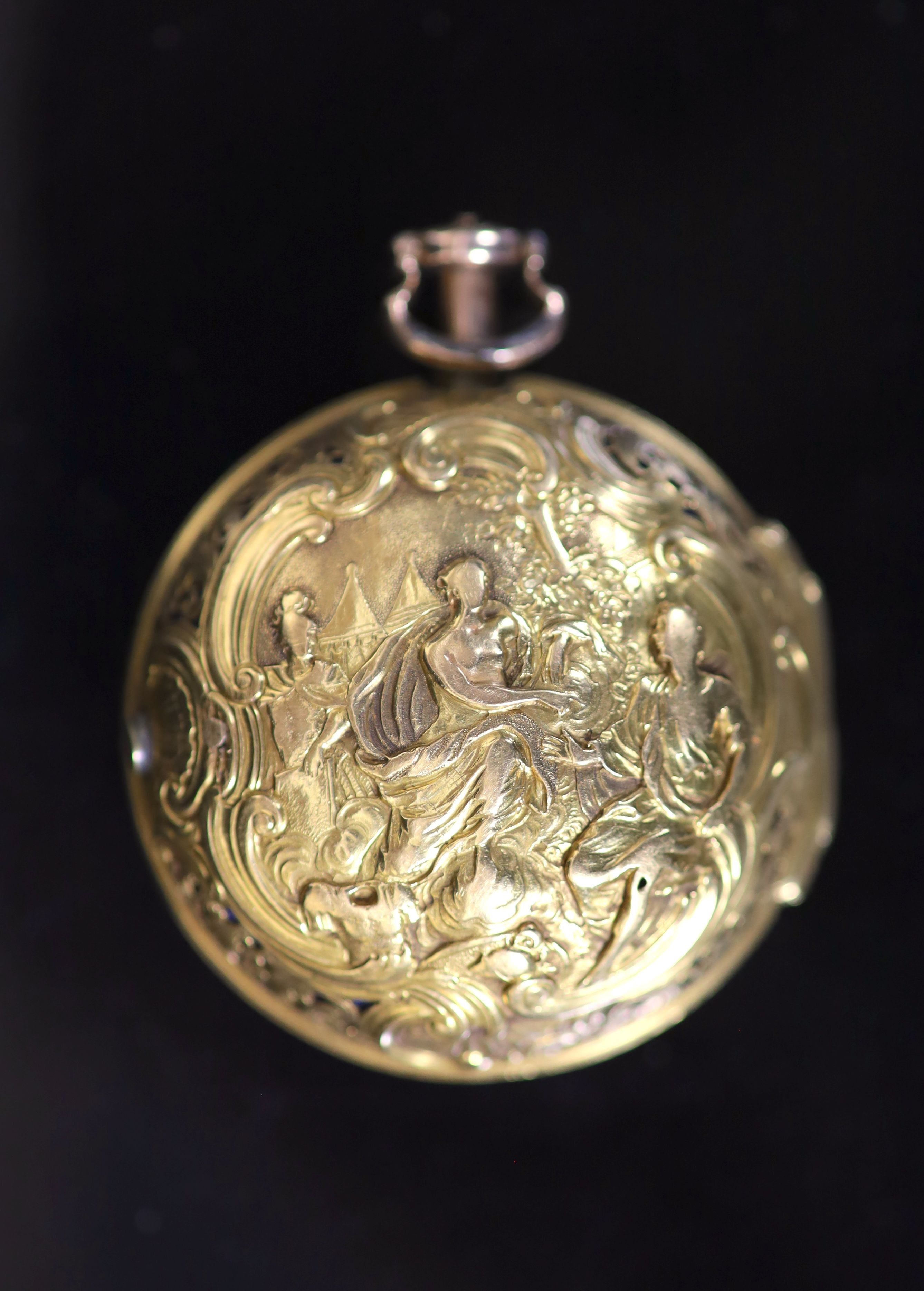 A George III gold pair cased keywind quarter repeating pocket watch by Thomas Gardner of Londonwith - Image 2 of 6