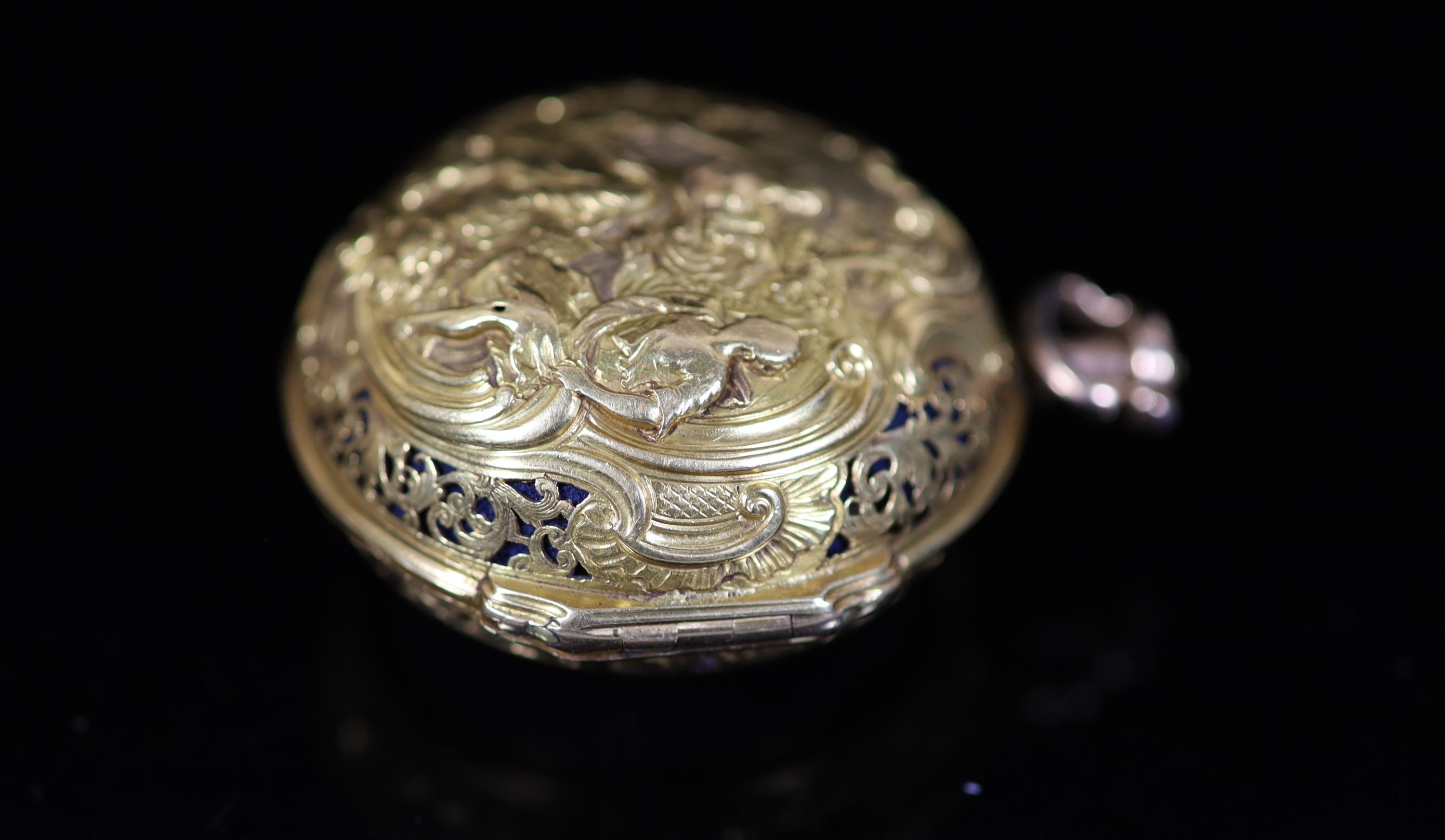A George III gold pair cased keywind quarter repeating pocket watch by Thomas Gardner of Londonwith - Image 3 of 6
